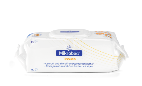 Mikrobac Tissues Flow-Pack — дезинфицирующие салфетки, 80 шт.